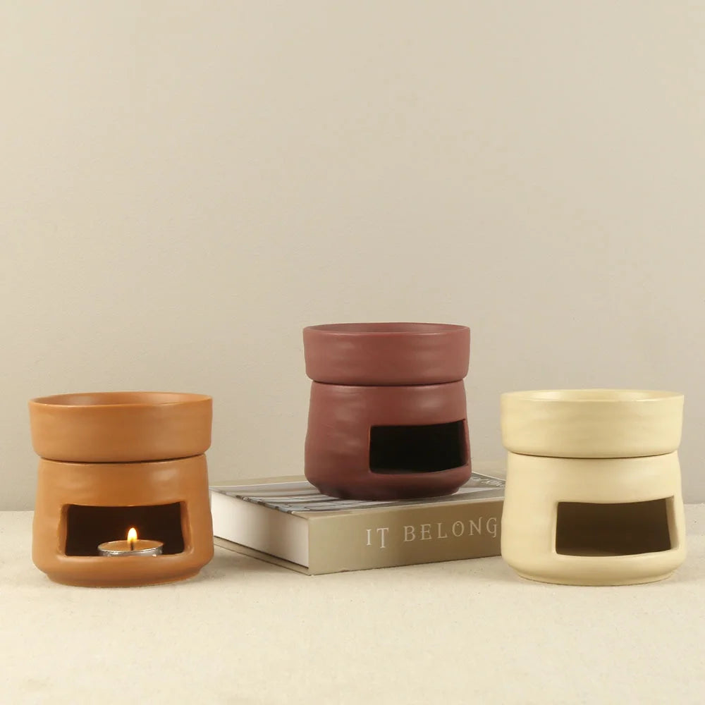 Gifts Modern European-Style Ceramic Aromatherapy Oil Stove Cross-Border Hot-Selling Dry Burning Incense Incense Holders Diffuser