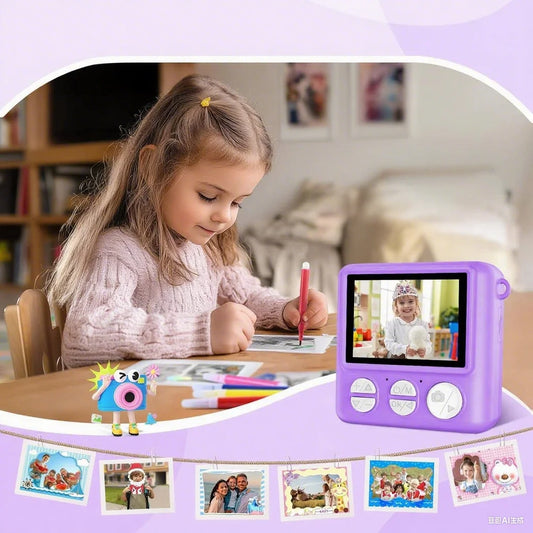 Instant Camera Print Photo Camera for Kids 1080P Picture HD Digital  Instant Camera Toys  Birthday Gifts