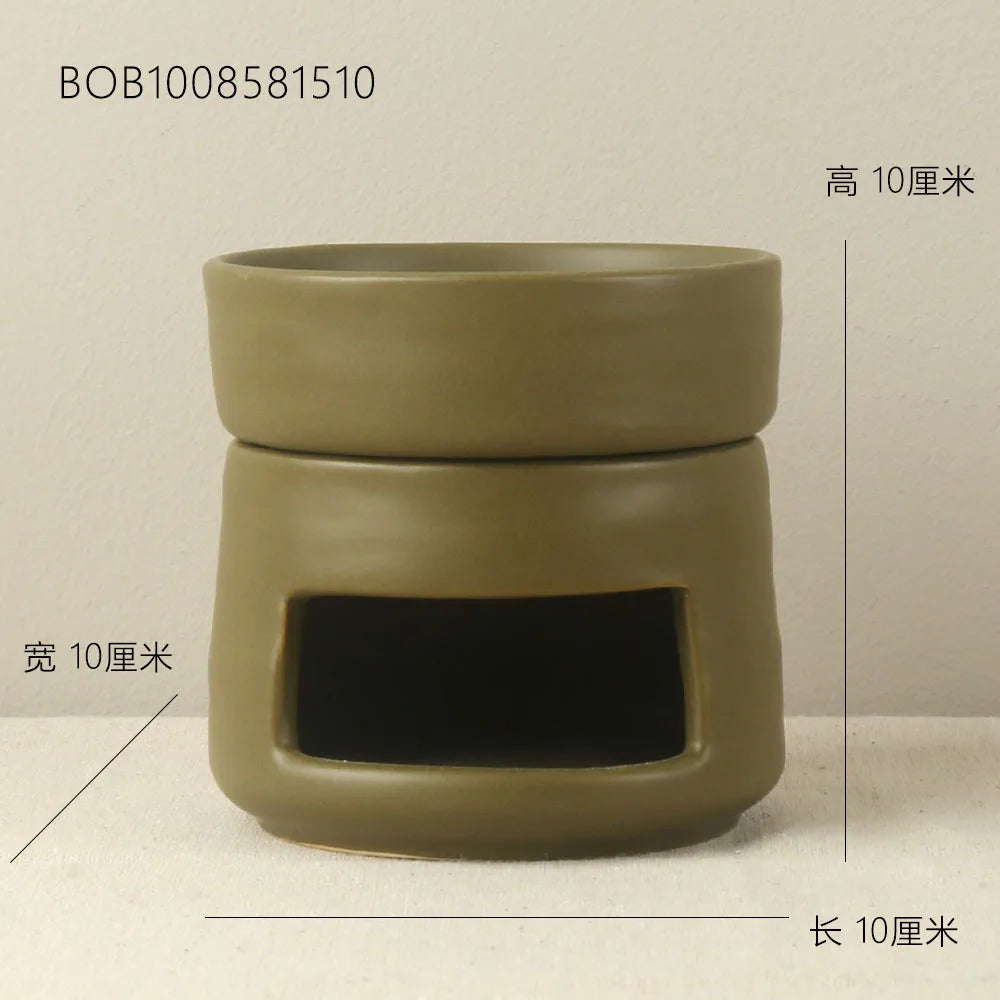 Gifts Modern European-Style Ceramic Aromatherapy Oil Stove Cross-Border Hot-Selling Dry Burning Incense Incense Holders Diffuser