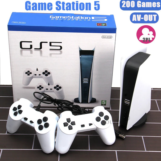 Game Station 5 Retro 8‑Bit Video Game Console (200 Built‑In Classic Games)