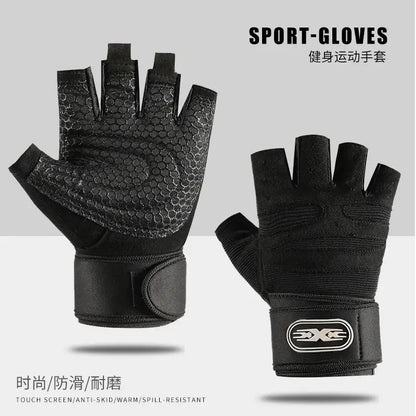 Half‑Finger Fitness Gloves – Non‑Slip Breathable Summer Training & Cycling Gloves