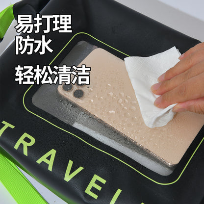 Waterproof Touch‑Screen Rafting & Swimming Crossbody Bag