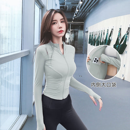 Women’s Slim‑Fit Quick‑Dry Fitness Jacket (BP001)