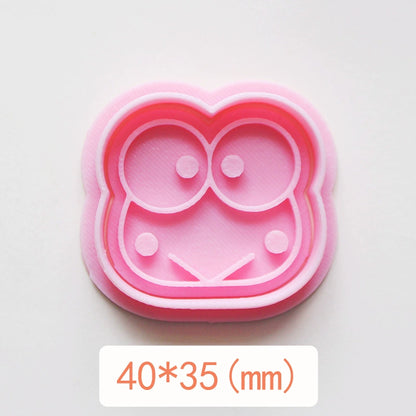 Mini Sanrio District Japan Cartoon Biscuit Mold For Home 3D Three-Dimensional Press Butter Biscuit Handmade Baking Mold
