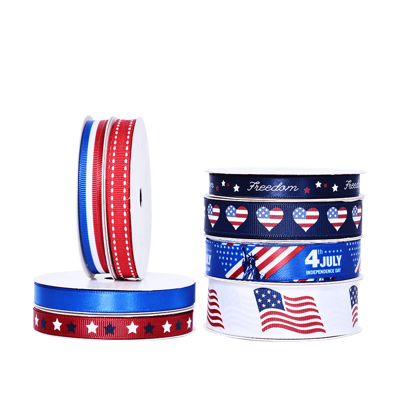 Independence Day Ribbon – Tricolor DIY Gift Box & Craft Ribbon