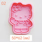 Mini Sanrio District Japan Cartoon Biscuit Mold For Home 3D Three-Dimensional Press Butter Biscuit Handmade Baking Mold