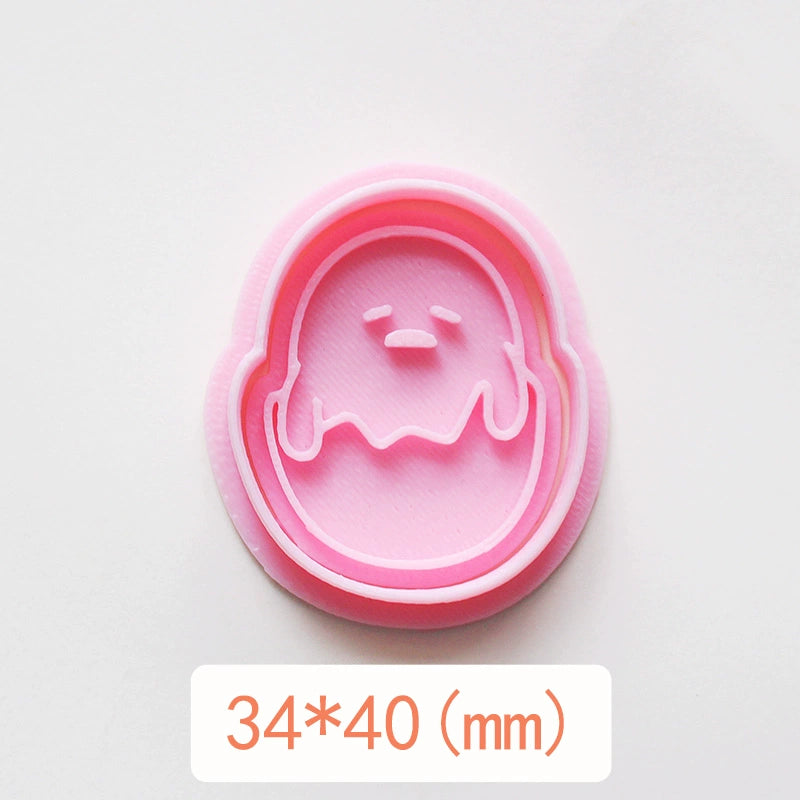 Mini Sanrio District Japan Cartoon Biscuit Mold For Home 3D Three-Dimensional Press Butter Biscuit Handmade Baking Mold