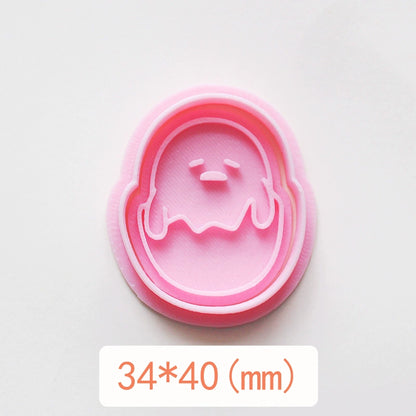 Mini Sanrio District Japan Cartoon Biscuit Mold For Home 3D Three-Dimensional Press Butter Biscuit Handmade Baking Mold