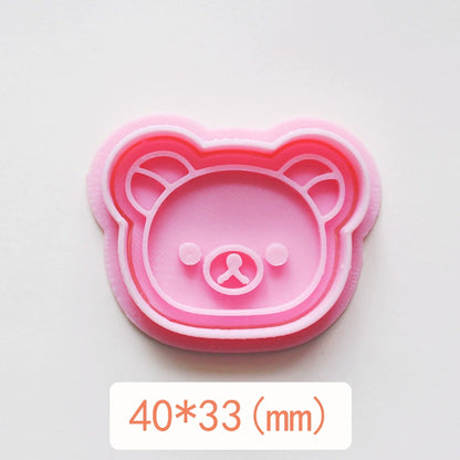 Mini Sanrio District Japan Cartoon Biscuit Mold For Home 3D Three-Dimensional Press Butter Biscuit Handmade Baking Mold