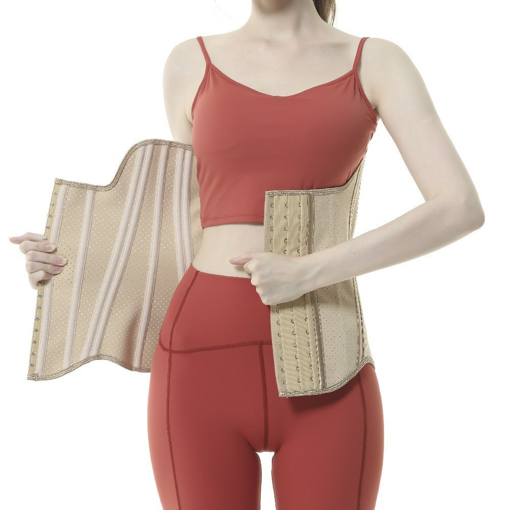 Latex Waist Trainer Belt — Belly Support & Body Shaping