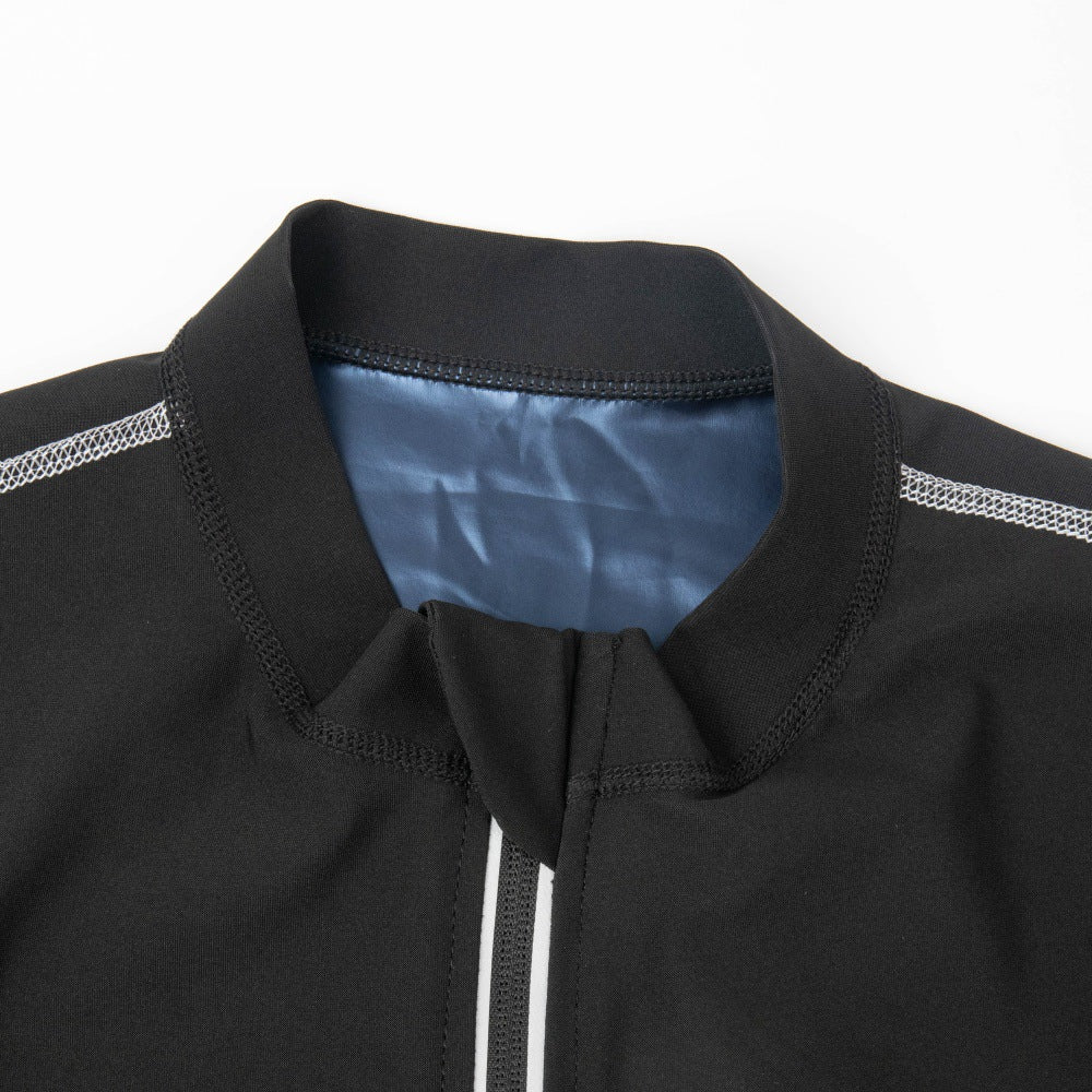 Men’s Sauna Shaping Long‑Sleeve Fitness Top