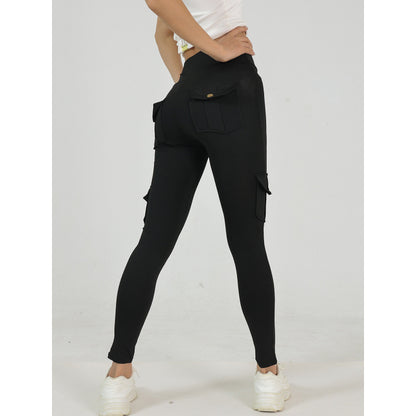Creative Pocket Fitness Pants – High‑Waist Quick‑Dry Yoga & Training Leggings