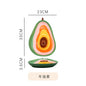Ceramic Emulation Fruit Shape Plate Hand Painted Underglaze Cute Dessert Pastoral Dish Service Plate