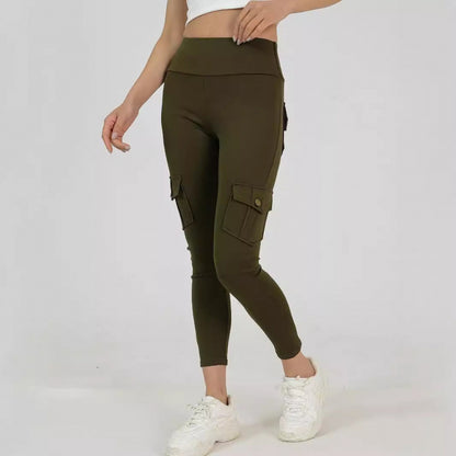 Creative Pocket Fitness Pants – High‑Waist Quick‑Dry Yoga & Training Leggings
