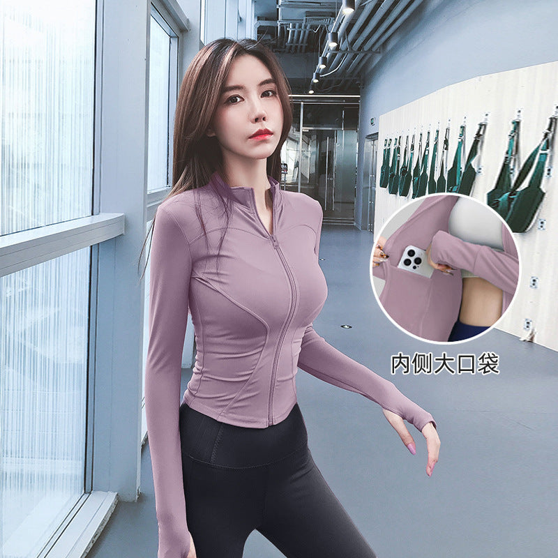 Women’s Slim‑Fit Quick‑Dry Fitness Jacket (BP001)