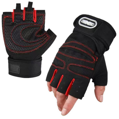 Half‑Finger Fitness Gloves – Non‑Slip Breathable Summer Training & Cycling Gloves