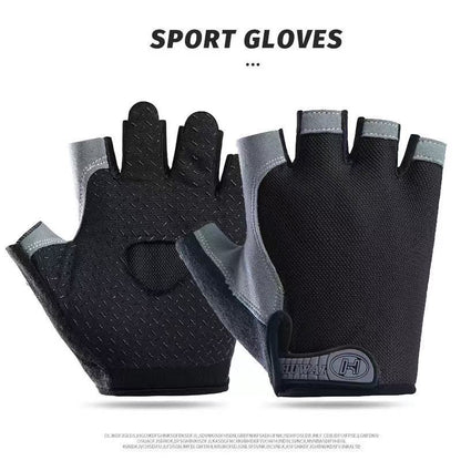 Half‑Finger Fitness Gloves – Non‑Slip Breathable Summer Training & Cycling Gloves
