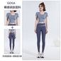 Women’s Quick‑Dry Yoga & Running Suit — Short Sleeve