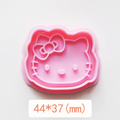 Mini Sanrio District Japan Cartoon Biscuit Mold For Home 3D Three-Dimensional Press Butter Biscuit Handmade Baking Mold