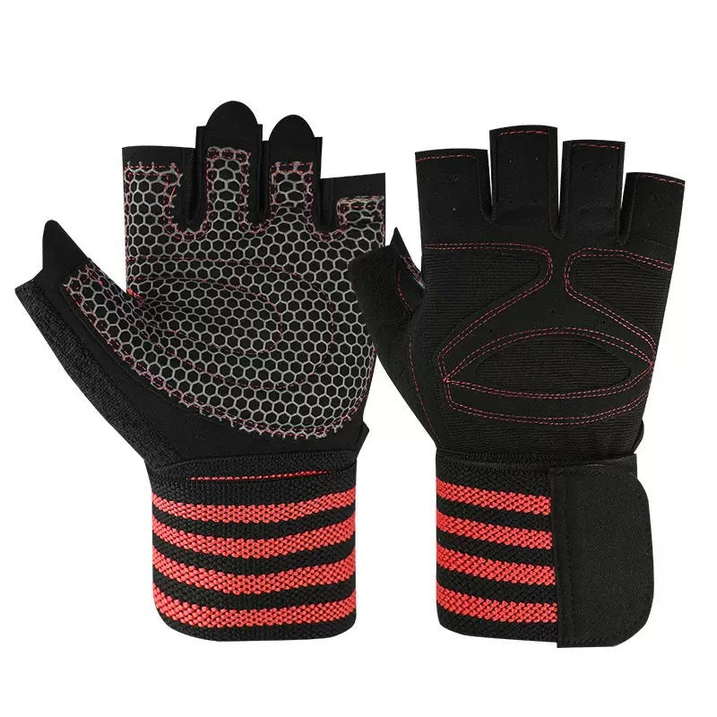 Half‑Finger Fitness Gloves – Non‑Slip Breathable Summer Training & Cycling Gloves