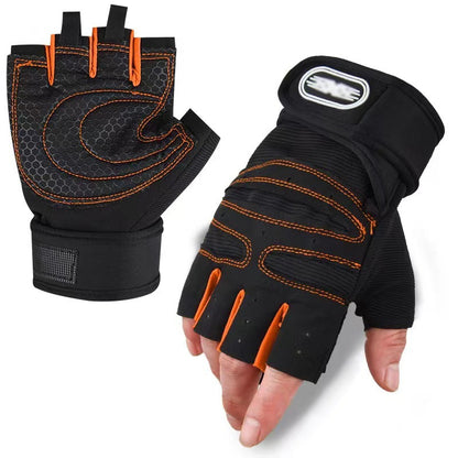 Half‑Finger Fitness Gloves – Non‑Slip Breathable Summer Training & Cycling Gloves