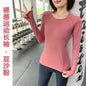 Women’s Quick‑Dry Slimming Long‑Sleeve Fitness Top – Yoga & Running Wear