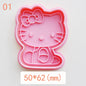 Mini Sanrio District Japan Cartoon Biscuit Mold For Home 3D Three-Dimensional Press Butter Biscuit Handmade Baking Mold