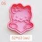 Mini Sanrio District Japan Cartoon Biscuit Mold For Home 3D Three-Dimensional Press Butter Biscuit Handmade Baking Mold