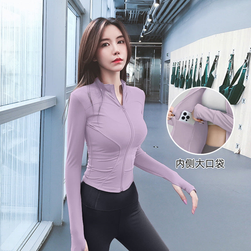 Women’s Slim‑Fit Quick‑Dry Fitness Jacket (BP001)