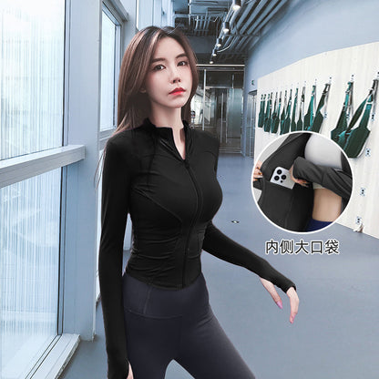 Women’s Slim‑Fit Quick‑Dry Fitness Jacket (BP001)