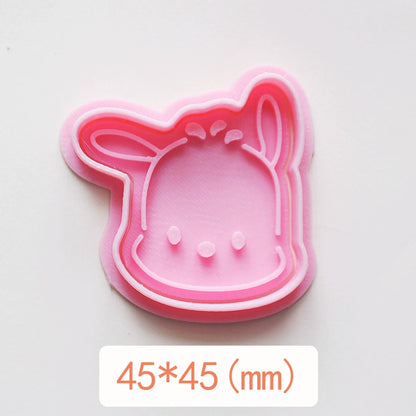 Mini Sanrio District Japan Cartoon Biscuit Mold For Home 3D Three-Dimensional Press Butter Biscuit Handmade Baking Mold