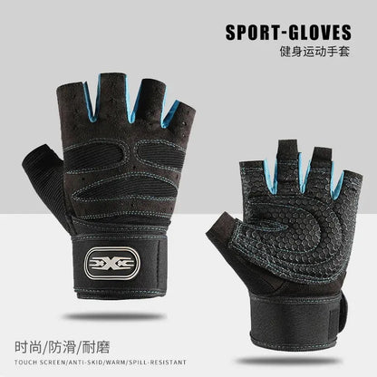 Half‑Finger Fitness Gloves – Non‑Slip Breathable Summer Training & Cycling Gloves