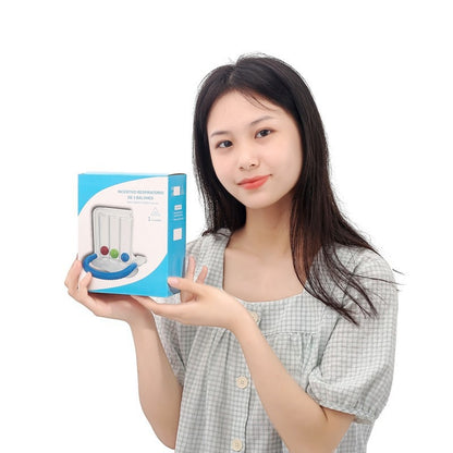 Three‑Ball Breathing Trainer – Lung Capacity & Rehabilitation Device