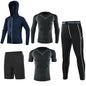 Men’s 5‑Piece Quick‑Dry Fitness Set