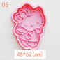 Mini Sanrio District Japan Cartoon Biscuit Mold For Home 3D Three-Dimensional Press Butter Biscuit Handmade Baking Mold