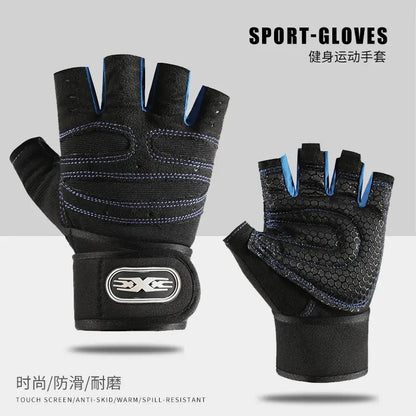 Half‑Finger Fitness Gloves – Non‑Slip Breathable Summer Training & Cycling Gloves