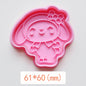 Mini Sanrio District Japan Cartoon Biscuit Mold For Home 3D Three-Dimensional Press Butter Biscuit Handmade Baking Mold