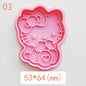 Mini Sanrio District Japan Cartoon Biscuit Mold For Home 3D Three-Dimensional Press Butter Biscuit Handmade Baking Mold