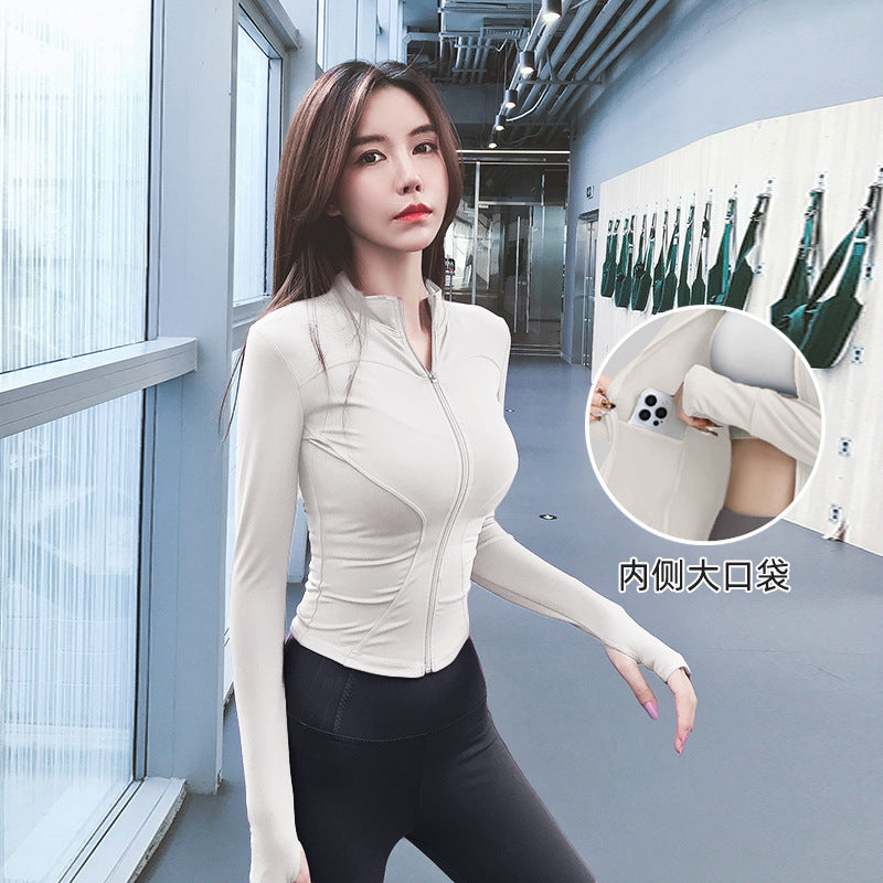 Women’s Slim‑Fit Quick‑Dry Fitness Jacket (BP001)