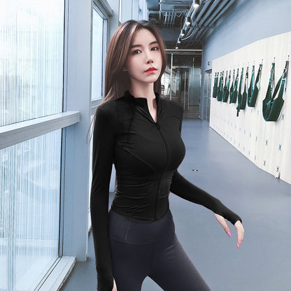 Women’s Slim‑Fit Quick‑Dry Fitness Jacket (BP001)