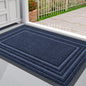 Olanly Natural Rubber Mat Non Slips Low Profile Outdoor Mat For Home Entrance Floor Doormats Heavy Duty Door Mat Outdoor Indoor