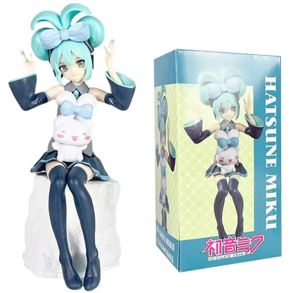 Animation Anime Beautiful Girl Hatsune Miku Handmade Devil Hatsune Miku Cat Ear Hatsune Miku Cute Handmade PVC Model Decorations