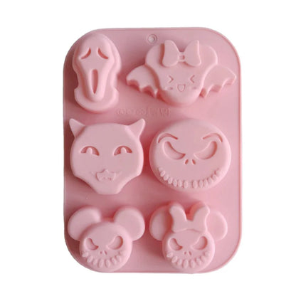 - Halloween Ghost Silicone Mold – DIY Dessert, Pudding & Chocolate Cake Mold