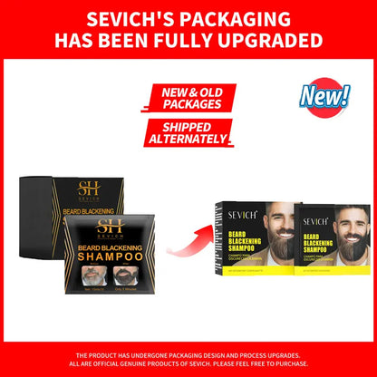 3‑Minute Black Beard Dye Cream – Fast Natural Beard Color Shampoo for Gray Coverage