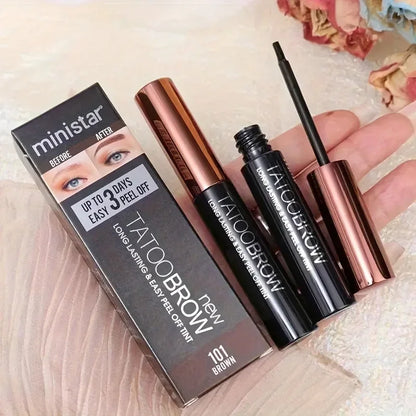 1pc Tattoo Peel Off Eyebrow Gel Tint, Semi Permanent