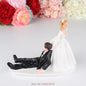 Bride & Groom Funny Wedding Cake Topper Figurine