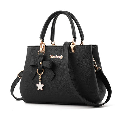Fashion Women’s Large‑Capacity PU Leather Shoulder Bag (Vintage Designer Satchel &amp; Crossbody Tote)