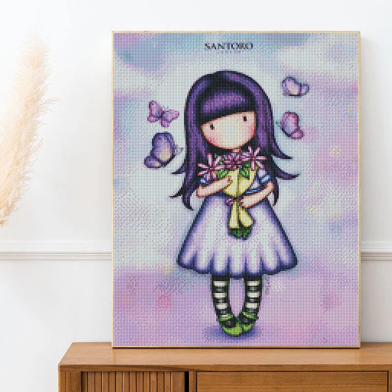 5D DIY Diamond Painting – Cartoon Princess Anime Mosaic Embroidery Art