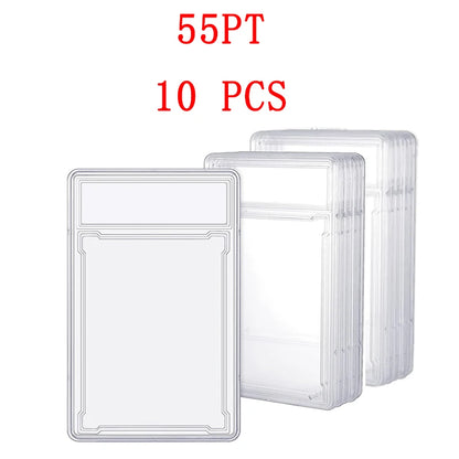 35/55/75/100PT Baseball Star Cards Slab Label Grade Trading Card Sleeves Protector Acrylic Stand Plastic Game PTCG Gift Kids Toy