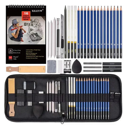 Sketching Pen/ Pencil /Brush Drawing Art  Set Box
